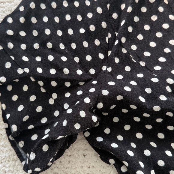 ZARA Black White Polka Dot Dress XL Fits Like Large - Picture 7 of 11